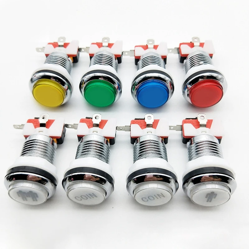 Аркадные DIY Kit Запчасти 2 игрока USB энкодер для ПК игры джойстик + кнопки с