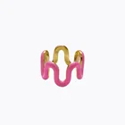 Ювелирные изделия Y2K, позолоченные геометрические кольца неправильной формы для женщин, винтажные модные кольца в стиле Харадзюку, подвески в стиле 90-х, эстетические подарки, Новинка