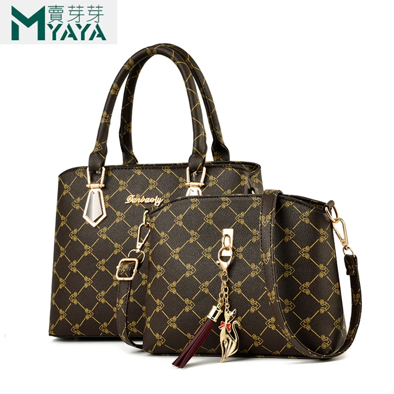 MAIYAYA комплект женских сумок из 2 предметов кожаная сумка женская тоут женские