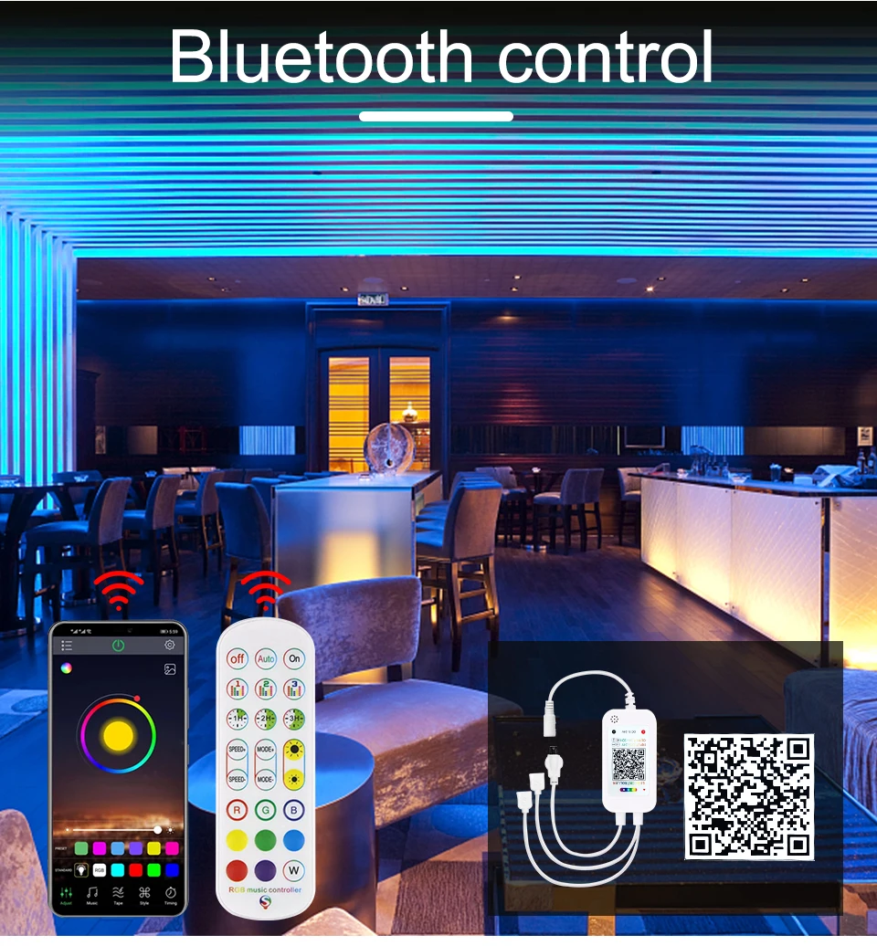 Светодиодная неоновая лента Tuya с поддержкой Wi Fi 12 В постоянного тока SMD