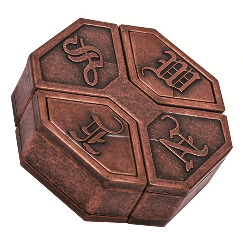 Подарок для взрослых интеллектуальная винтажная металлическая головоломка