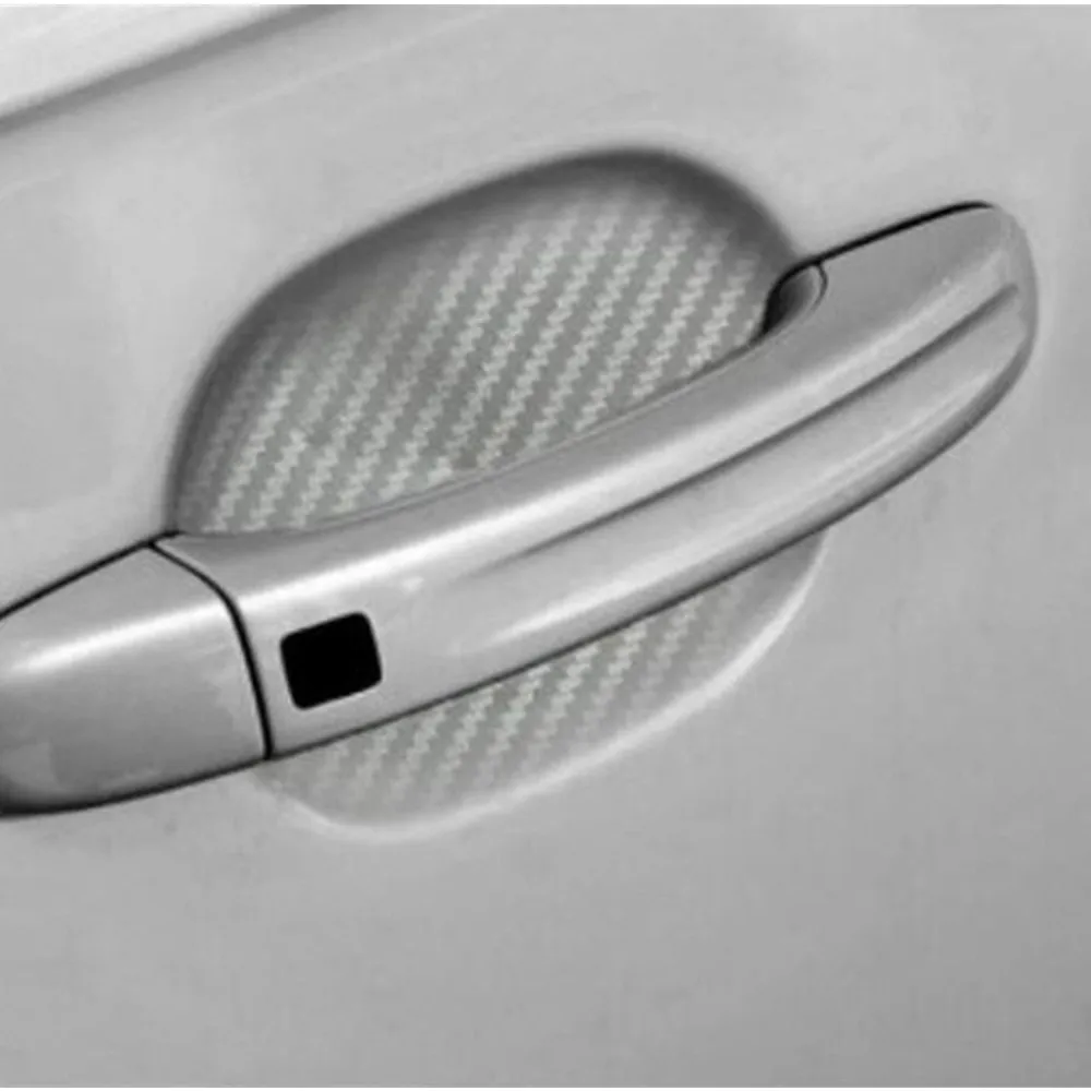 4 шт./лот универсальные невидимые наклейки на дверные ручки автомобиля защитная