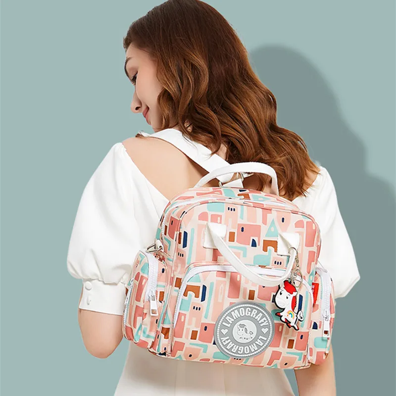 Новинка 2019 сумка для подгузников с гуманным дизайном простая модная малышей