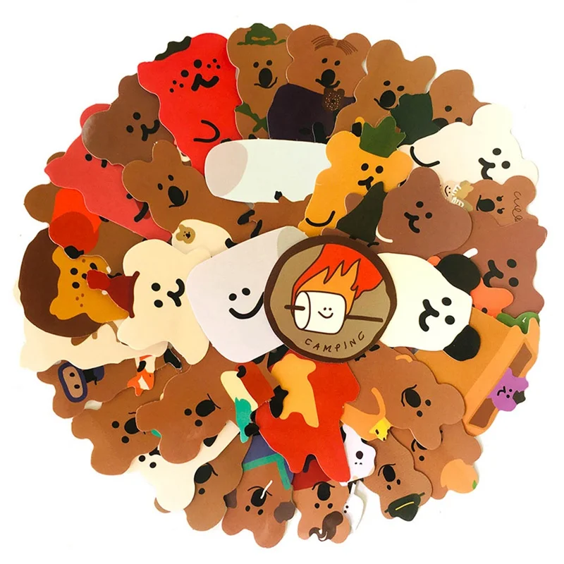 

34Pcs/set Mixed Cute Koala Stationery Stickers for Laptop Travel Luggage DIY Scrapbooking Diary Photos Albums Decoration 2021