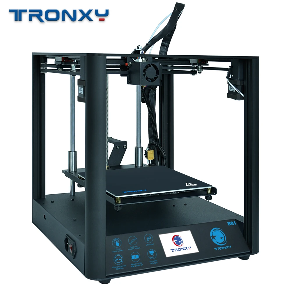 TRONXY D01 3D Printer TITAN Extruder  Industrial Linear Guide Rail 3D Machine 3.5