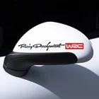 2 шт. WRC автомобиль Зеркало заднего вида украшения Стикеры тела наклейка для Лада газ Защитные чехлы для сидений, сшитые специально для Chery Geely Renault для KIA и FIAT 500 для toyota bmw Suzuki