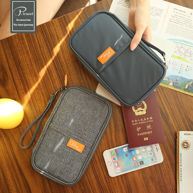

Travel Passport Holder Wallet Documents Organizer Credit Cardholder Cash Storage Durable ID Card Case
