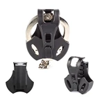 Тактический наручники полиции кобура Молл Чехол с креплением для ношения на кобура для наручников для ремня и жилет чехол Принадлежности для охоты сумка