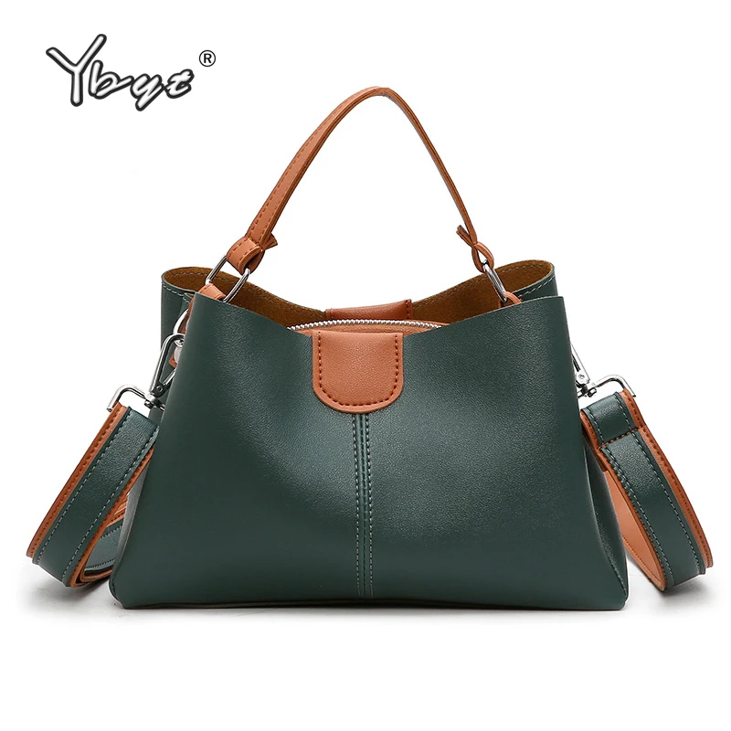 YBYT модная сумка ведро средней емкости роскошные сумки женские дизайнерские