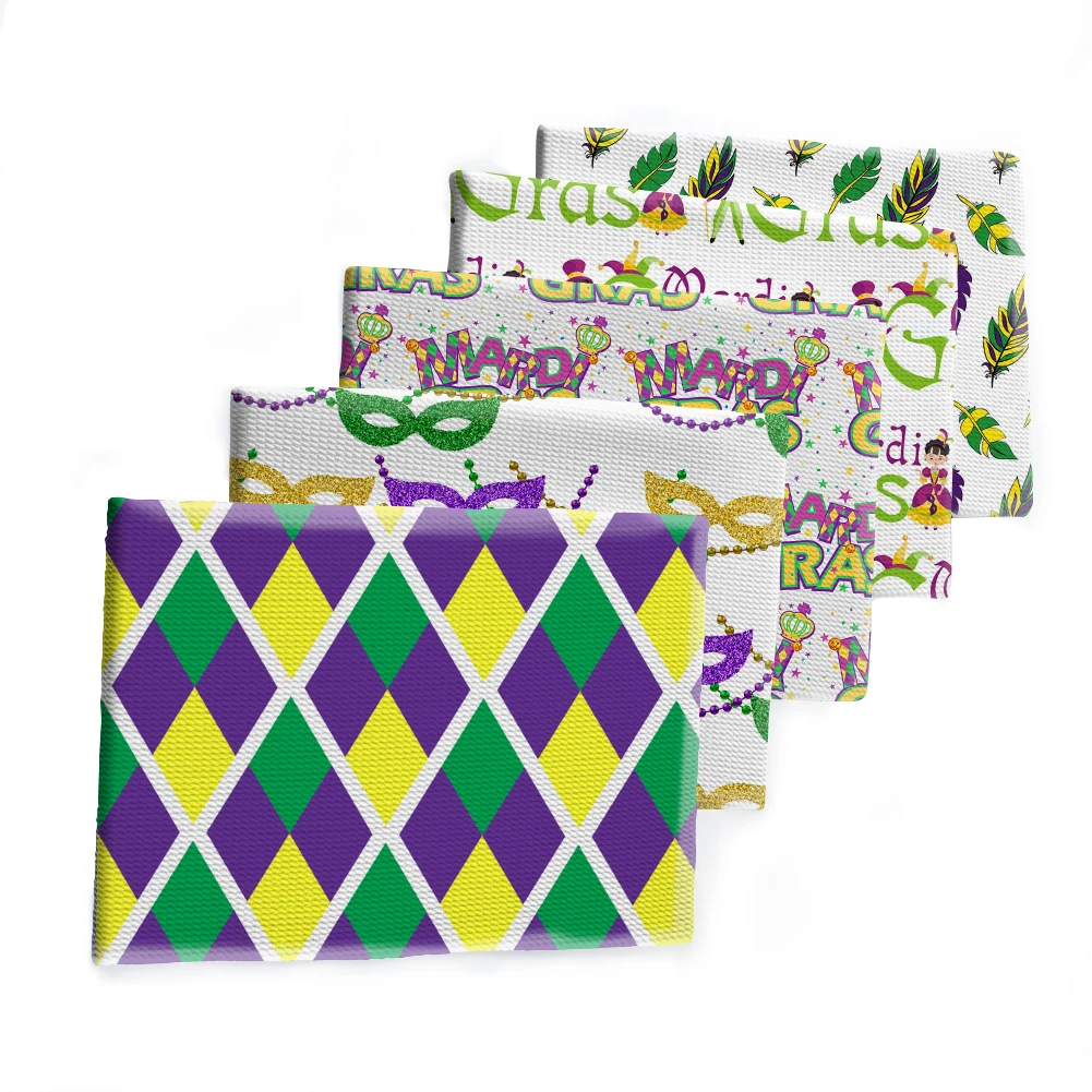 

Mexican Element Fiesta Print Bullet Strech Cotton Fabric for DIY Home Tex Bags Handmade Materials 50*145cm