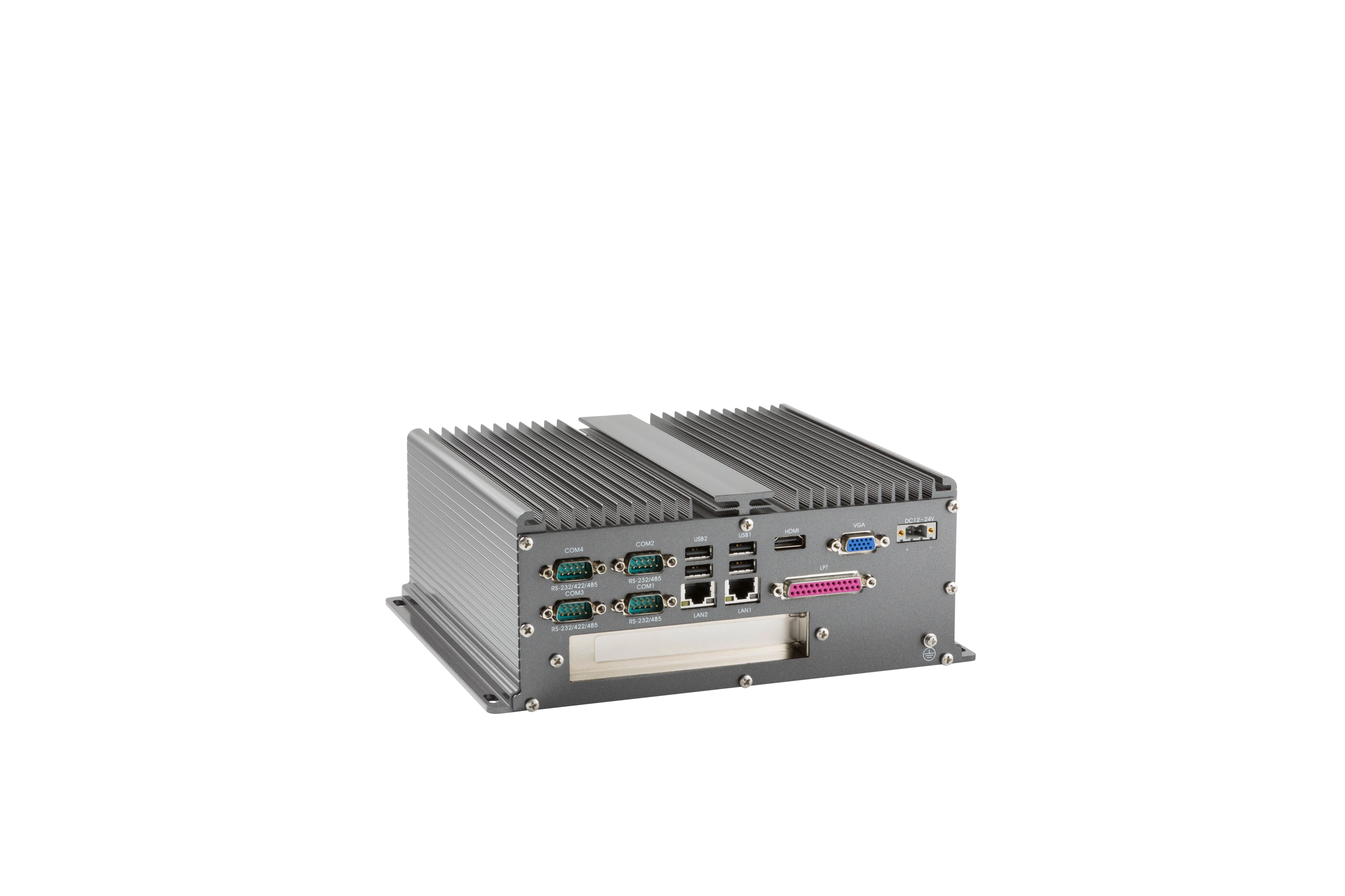 Безвентиляторный мини ПК промышленный компьютер I3 I5 I7 с PCIE 6 USB двойной гигабитный