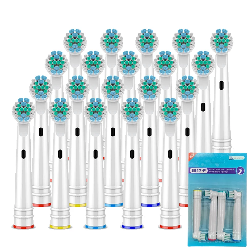16/20pcs Electric Toothbrush Replacement Brush Heads for Oral B Sensitive Brush Heads Bristles D25 D30 D32 4739 3709 enlarge