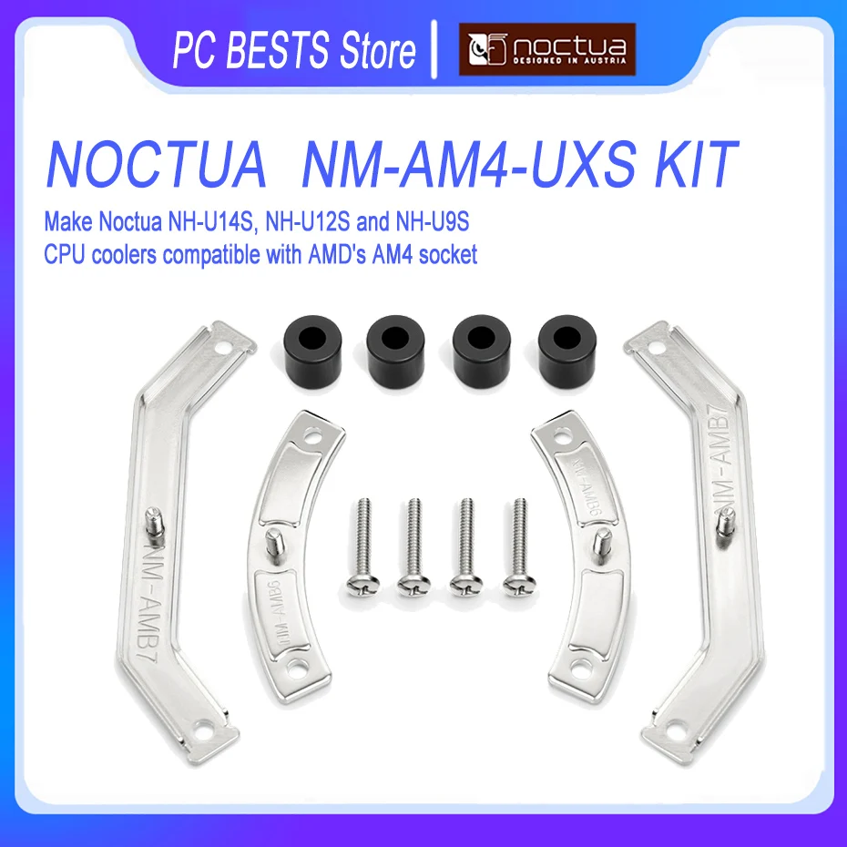 

Noctua NM-AM4-UxS Mounting-Kit AM4 Mounting Buckle For NH-U14S NH-U12S and NH-U9S