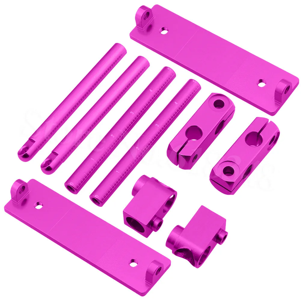 10 комплектов CNC алюминиевый Магнитный Невидимый корпус для 1/10 RC моделей