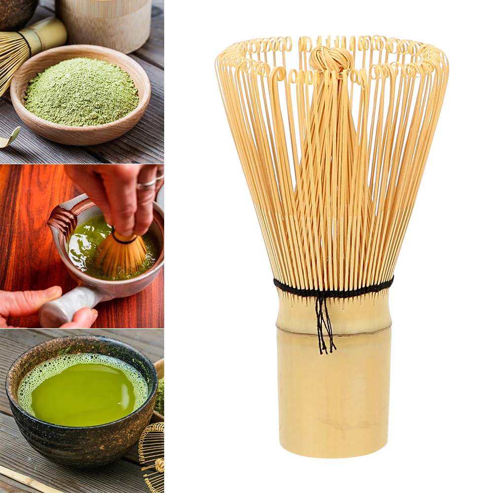 

Kitchen Accessories Teaware Japanese Ceremony Bamboo Chasen 100 Matcha Green Tea Powder Whisk Tea Tool Tea Brush