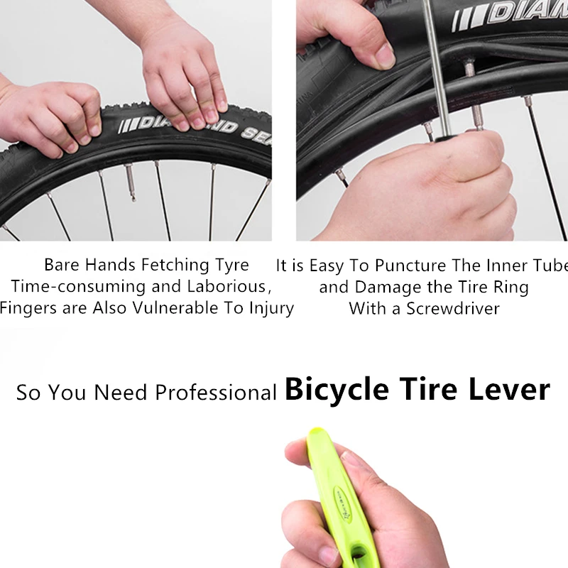 Сверхлегкий рычаг шин ROCKBROS для горного велосипеда инструмент ремонта колес