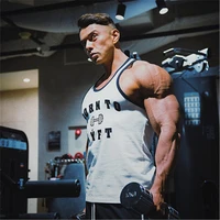 2021 mens fitness gym tank tops men fitness sleeveless shirt male cotton breathable sports vest undershirt gyms running vest men