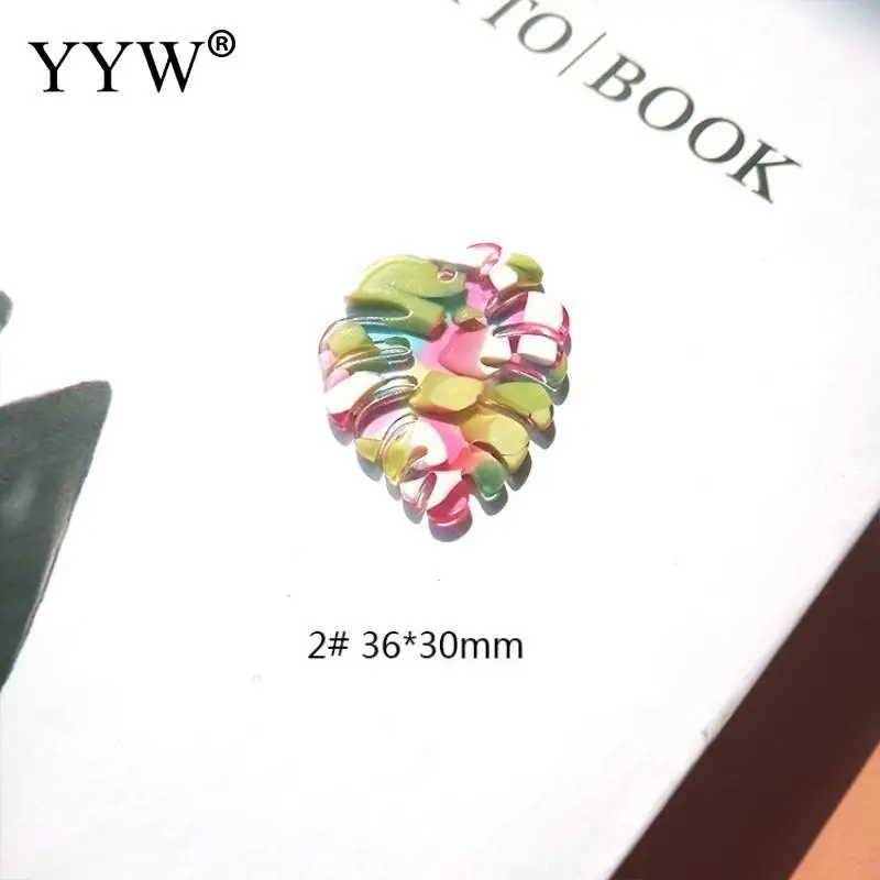 

Acrylic Handmade Accessories Retro Leaf Shape Accessories Can Be Diy Or Handmade Necklace Earrings Bracelet For Female Matching