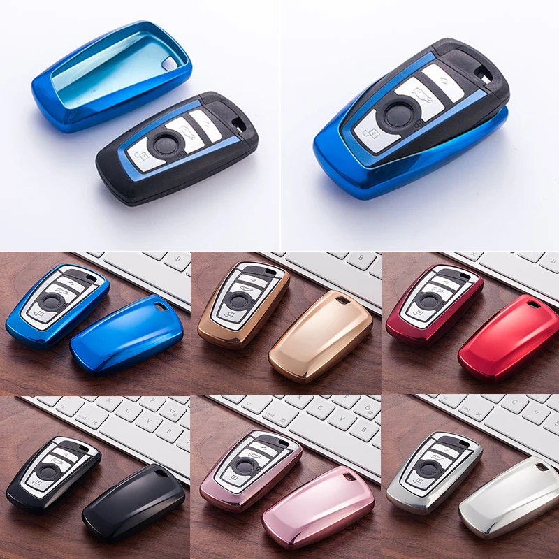 Чехол для автомобильного ключа из ТПУ чехол ключей Bmw 1 2 3 4 5 6 7 серии M5 M6 X3 X4 F20 F30 G20