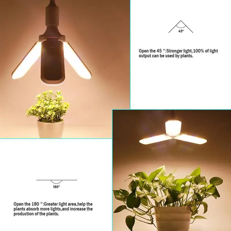 

Plant Light 180 LEDs Plant Grow Lamp E27 Growing Light For Indoor Plants Vegetables Greenhouse
