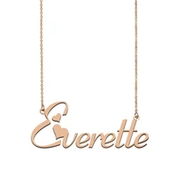 everette name necklace custom name necklace for women girls best friends birthday wedding christmas mother days gift