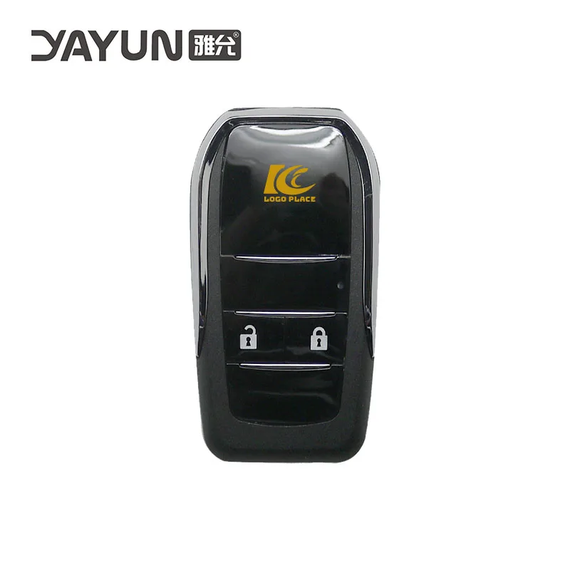 

YAYUN для Toyota Camry RAV4 Reiz Vios Crown, 2 кнопки, Необрезанный TOY43 пустое лезвие ключа модификация, пульт дистанционного управления, замена корпуса автомобильного ключа