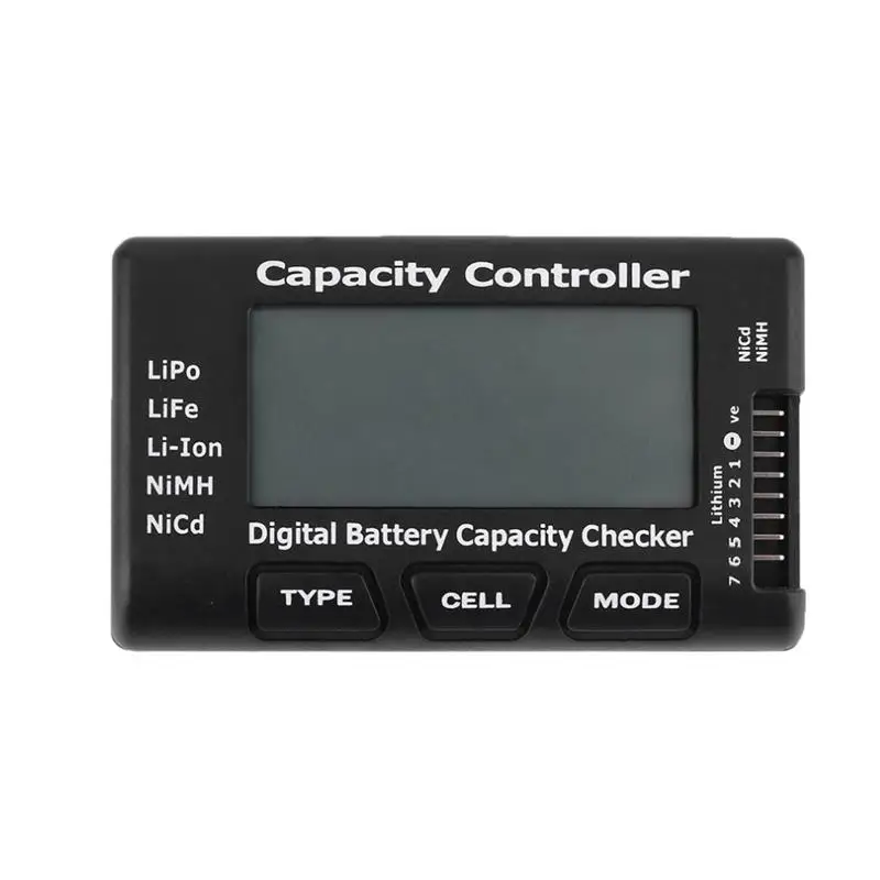 

Тестер емкости аккумулятора, цифровой измеритель емкости аккумулятора с ЖК дисплеем, для литиевых батарей