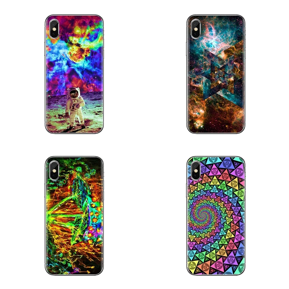 Silicone Phone Case Pastel Abstract Psychedelic Trippy For Samsung Galaxy S3 S4 S5 Mini S6 S7 Edge S8 S9 S10 Plus Note 3 4 5 8 9 |