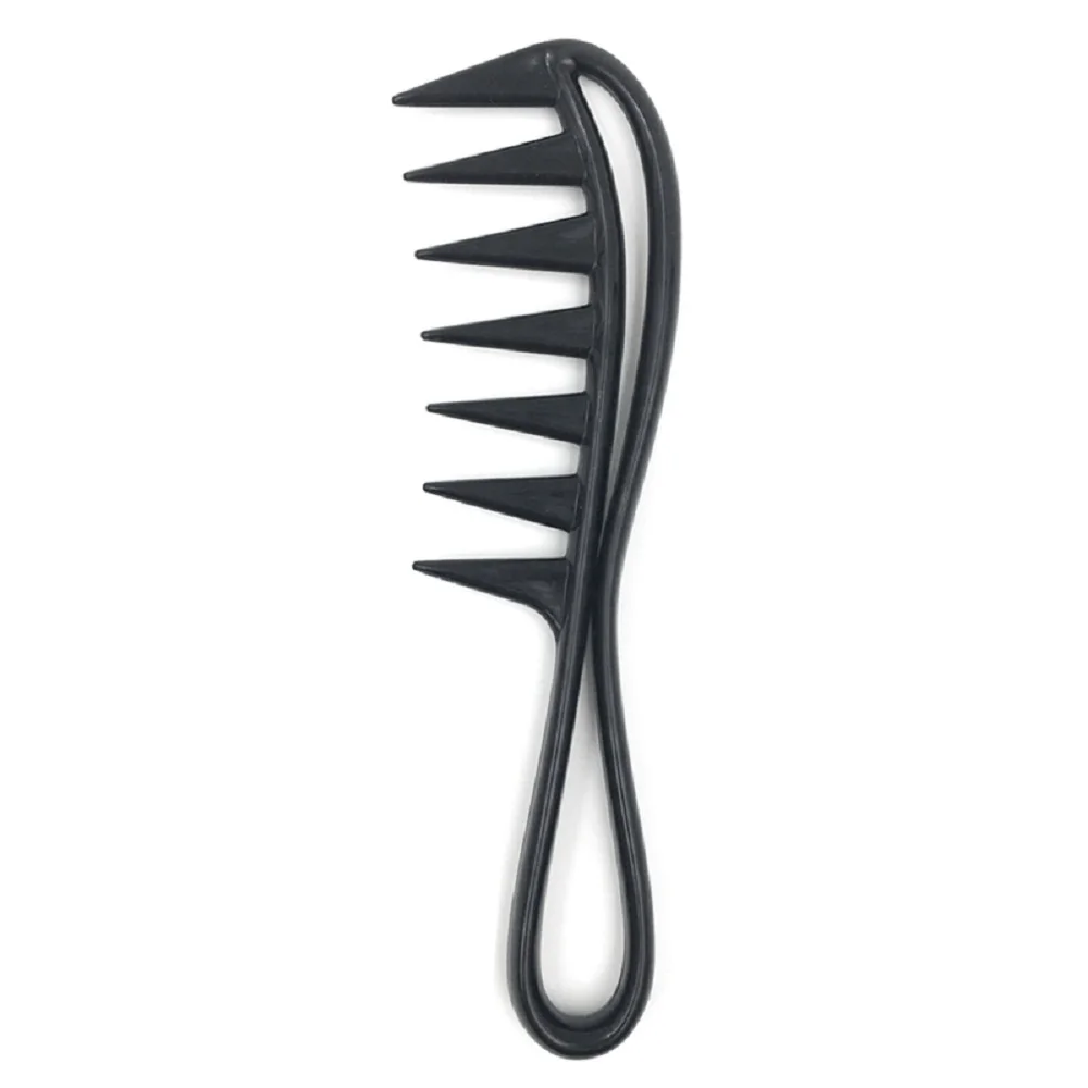 

1Pcs Large Black Plastic Hair Comb Anti-static Hair Brush Salon Barber Hairdressing Combs Reduce Hair Loss Styling Tools