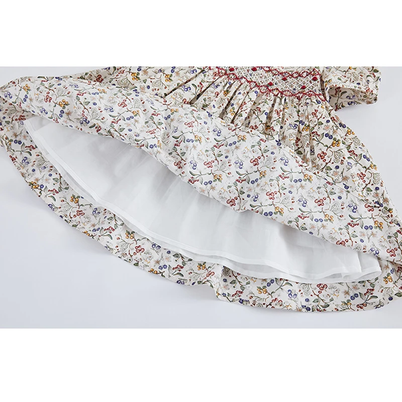 

New 2021 Summer Baby Girls Short Sleeve Floral Dresses Children Kids Girl Princess Dress Clothing Kids Girls Party Dress