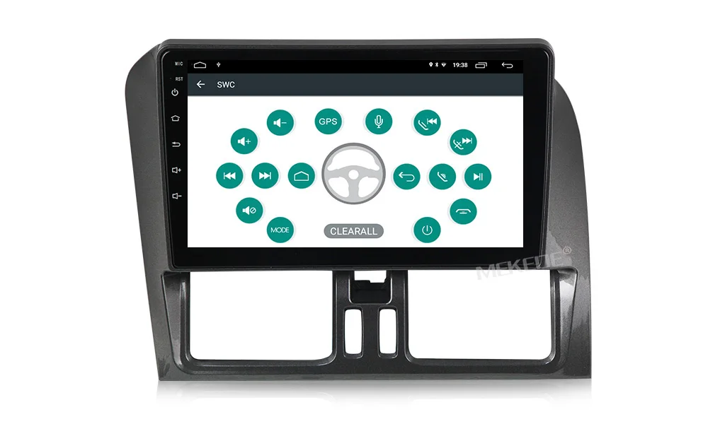 9 дюймов Android 9,0 автомобильный DVD мультимедийный плеер для Volvo XC60 2010 2011 2012 с gps навигацией Wifi Bluetooth автомобильный стерео радио