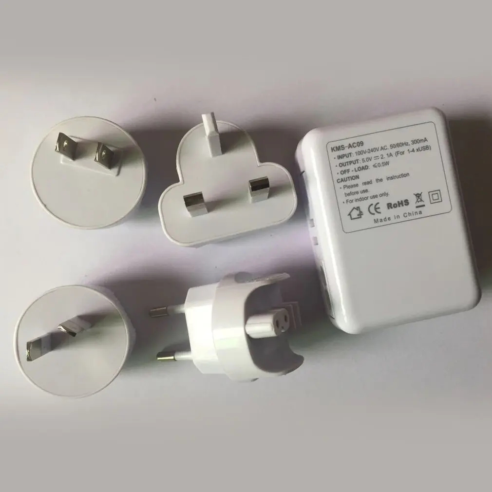 Прочный 4 Порты и разъёмы USB Мобильный телефон Зарядное устройство