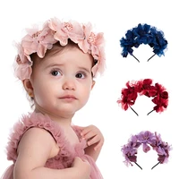 1 pc cute children hairpin flower hair clips for girls kids hair accessories baby princess headdress hair ornament barrettes
