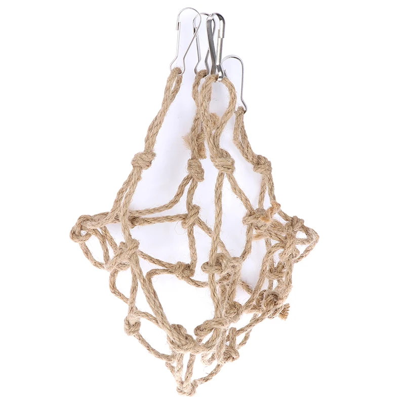 30x20 см клетка для попугая игрушка игра подвесная веревка скалолазание сеть с