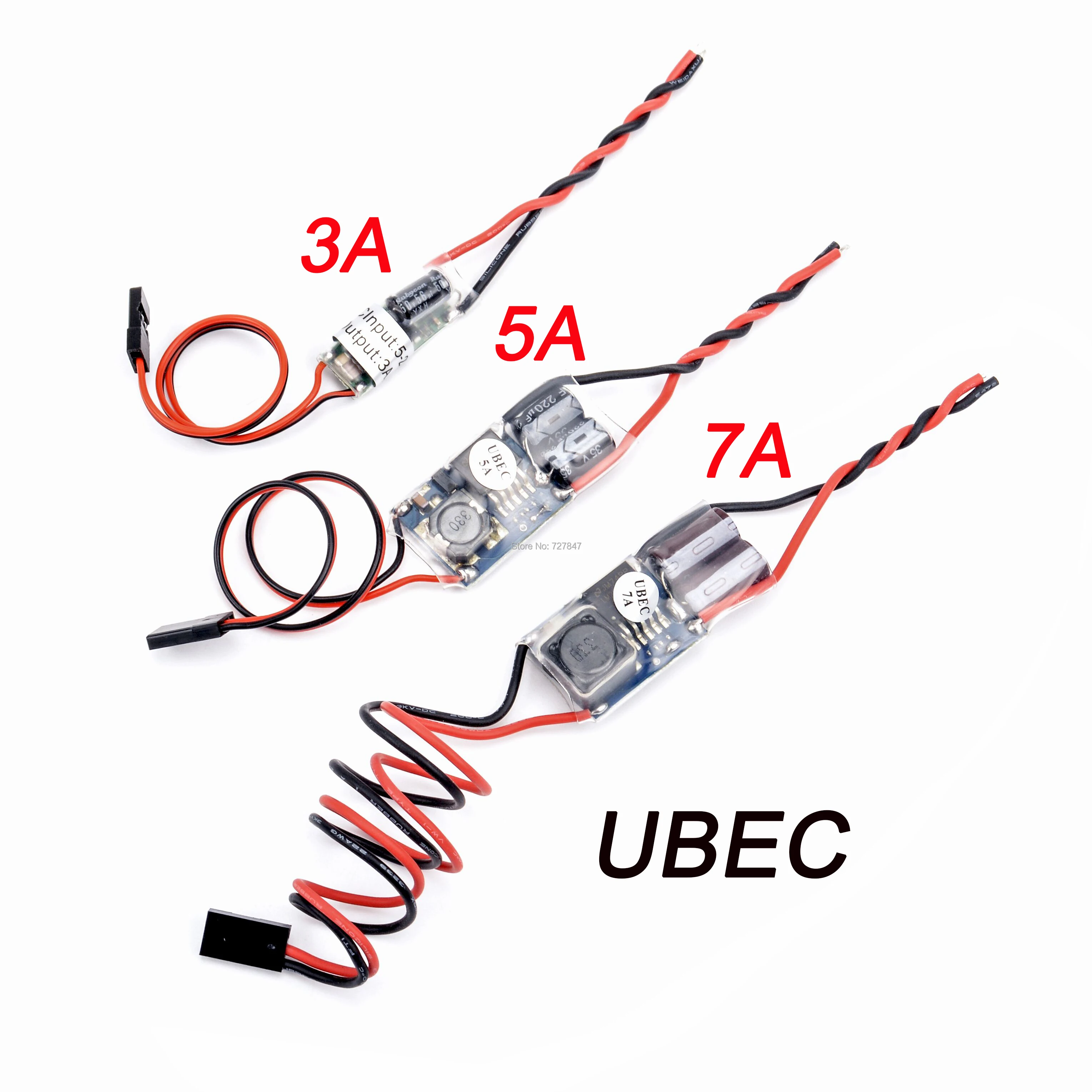 FPV RC UBEC BEC 5V 3A 5A 7A 5V/3A/5A/7A 15A самый низкий радиочастотный шум полное Экранирование