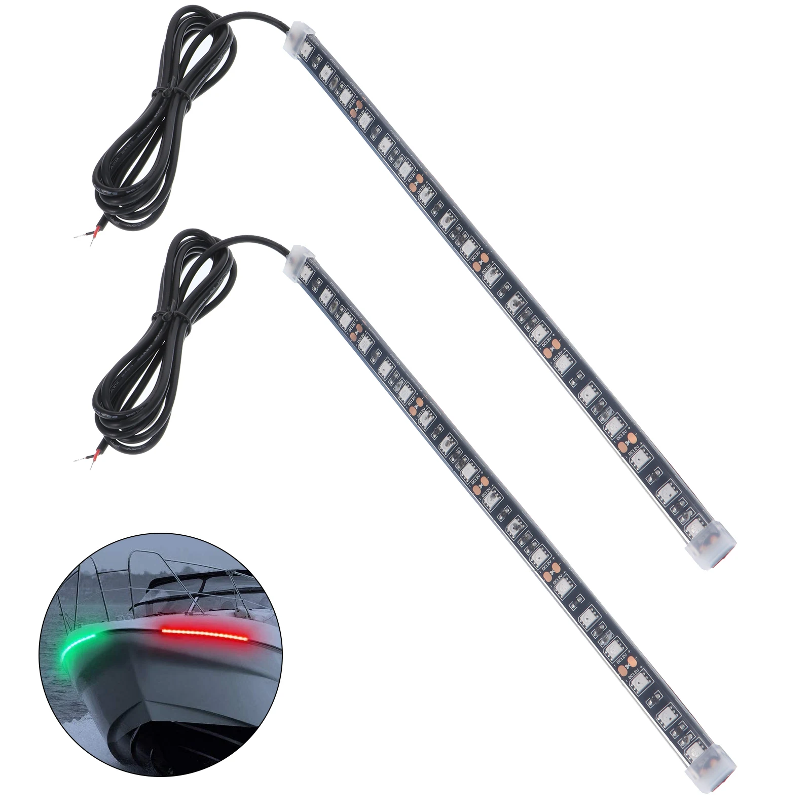 Светодиодные боковые лампы с длинной полосой длиной 30 см водонепроницаемые