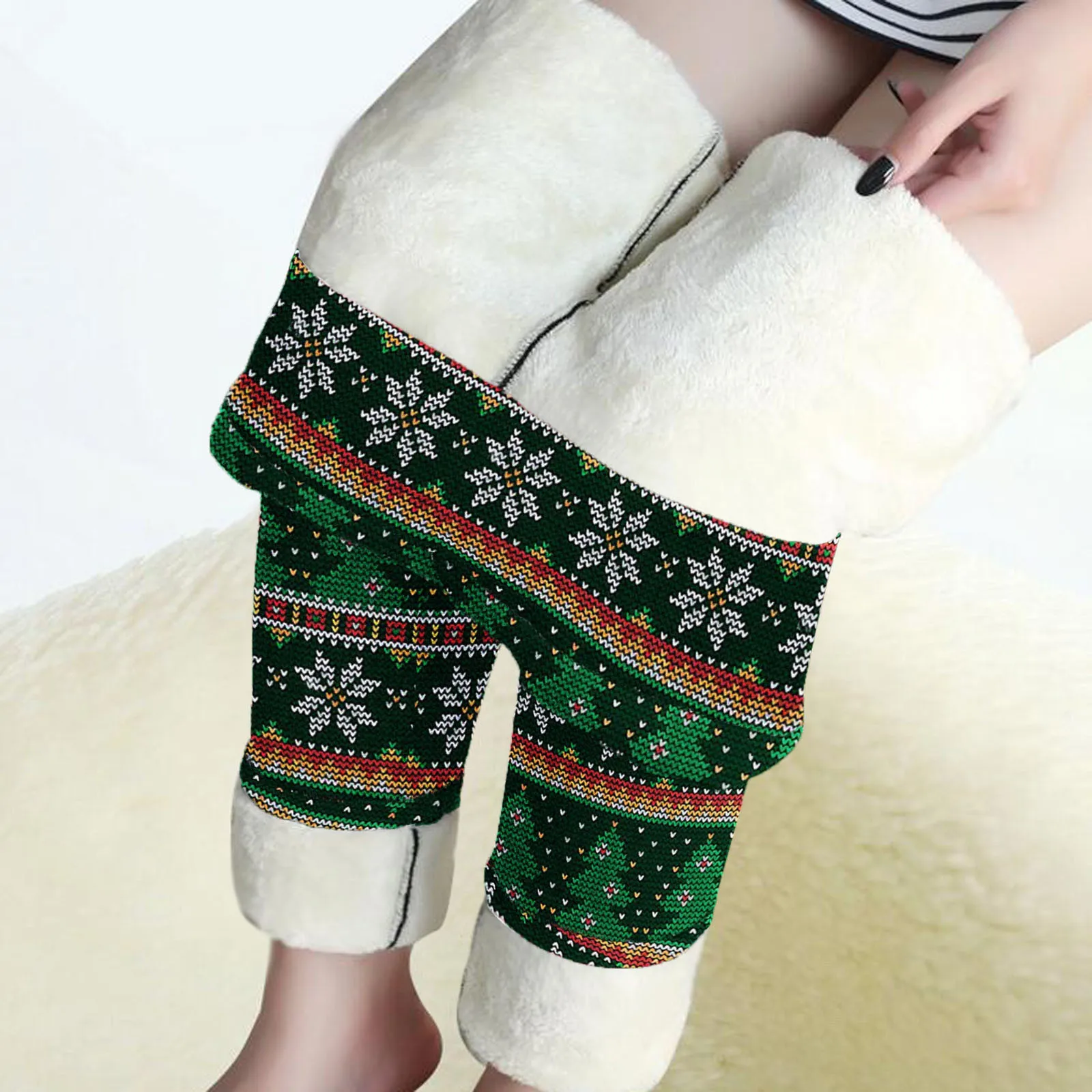 

Women Leggings Casual Floral Printed Span Ladies Ealstic Waist Winter Legging Keep Warm Oversized Leggins Mujer Long Pants