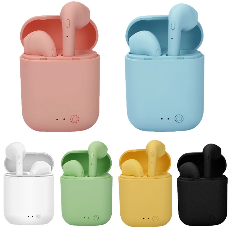 Цветные беспроводные наушники i7s Mini-2 tws Bluetooth Hi-Fi стерео V5.0 спортивные для huawei xiaomi