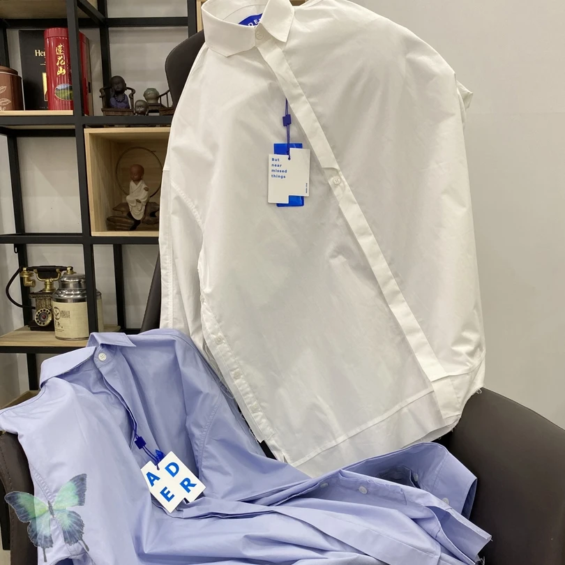 

2021SS Ader Error Long Sleeve Shirt Ader Error Blouse Best Quality Clothes Inside Tag Label Oversized