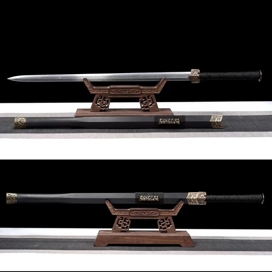 Замечательные мечи Хань Цзянь кунгфу острые Пружинные стальные лезвия полная
