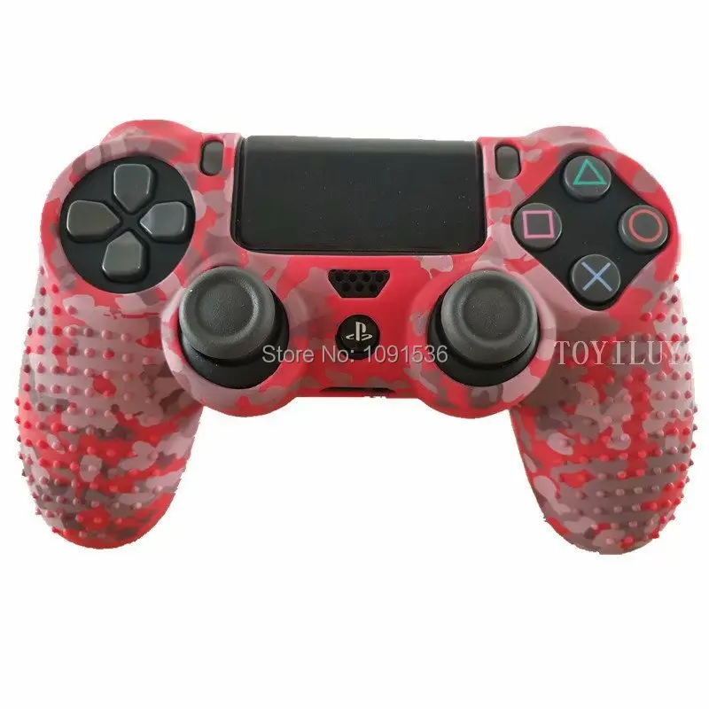 Противоскользящий силиконовый чехол для Sony PlayStation Dualshock 4 PS4 DS4 Pro тонкий защитный