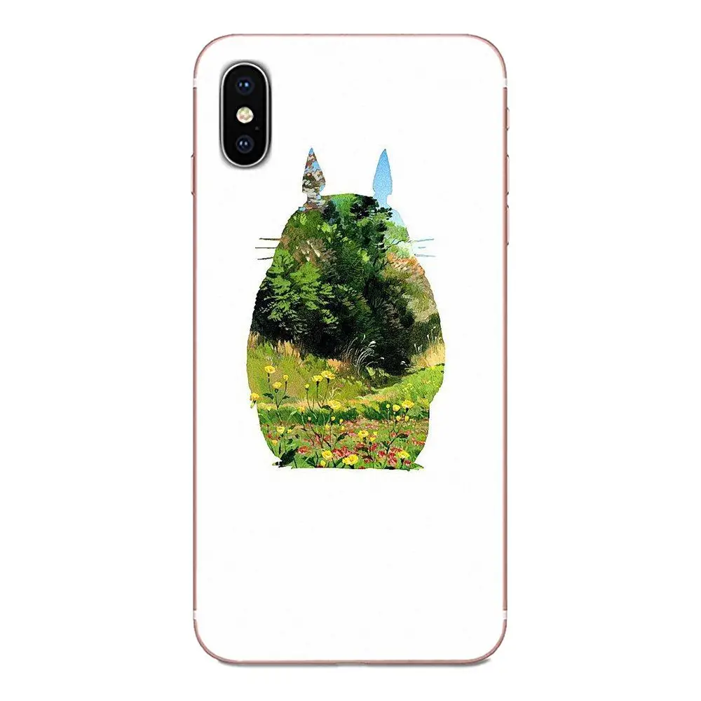 My Neighbor Totoro Studio Ghibli Skin Ultra Thin For Galaxy Grand A3 A5 A7 A8 A9 A9S On5 On7 Plus Pro Star 2015 2016 2017 2018 | Мобильные
