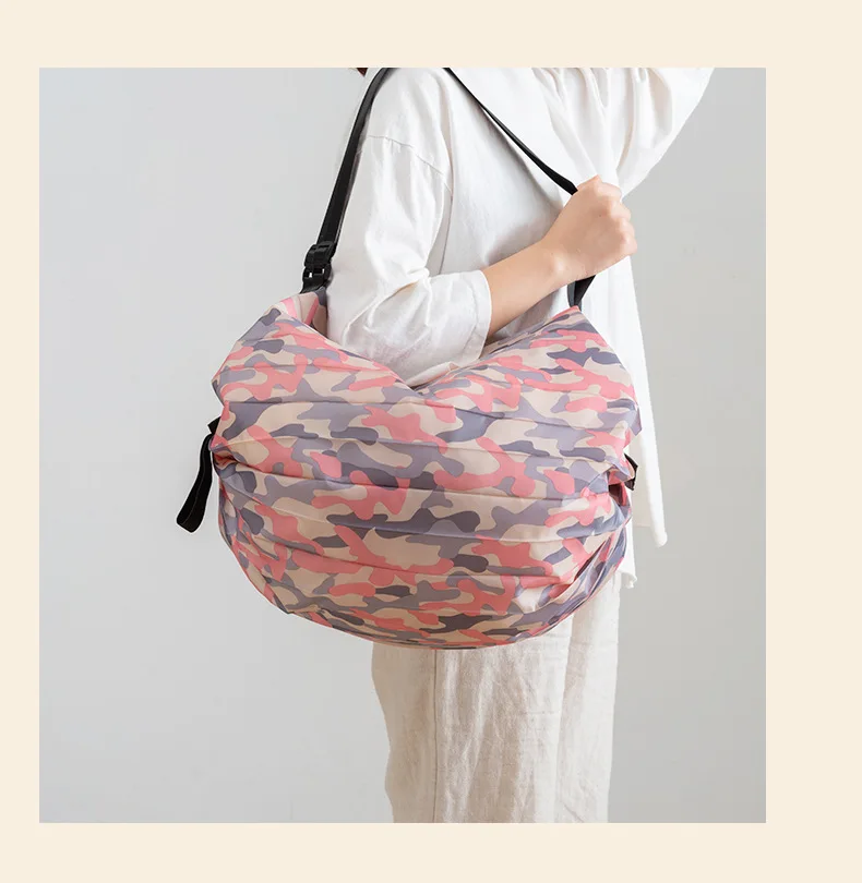 

Shopping Bags Floral Print Large Capacity Handbag Multipurpose Bag polyester Foldable Recycle Shopping Bag Eco Reusable Tote Bag