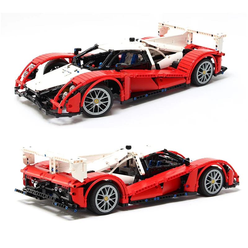 

NEW High-Tech Le Mans Prototype 1 Super Car LMP Scale Sports Car set fit MOC-3092 Educational Building Blocks Bricks Toys gift