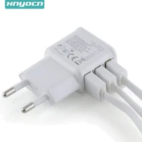 5v 2a eu 3 usb adapter mobile phone accessories wall charger device micro data charging for iphone 4 5 6 ipad samsung wholesale
