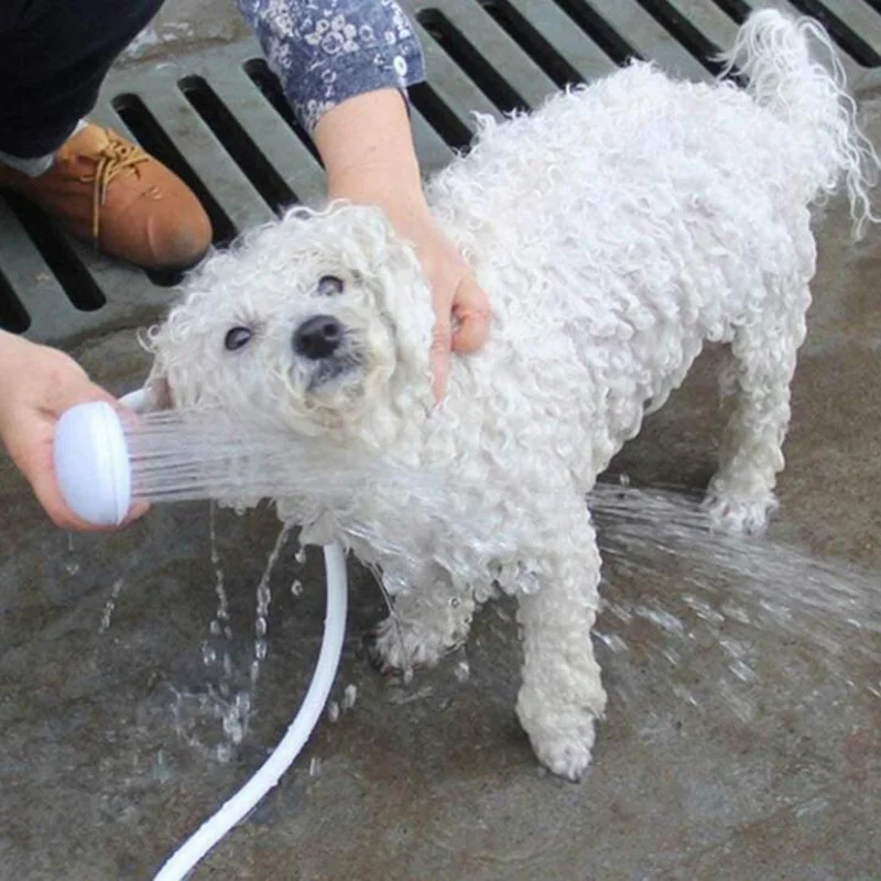 

ABS Handheld Spray Dog Shower Pet Bath Sprayers for People and Pets Faucet Shower Head Tap Hose Tube Hair Dresser Shampoo