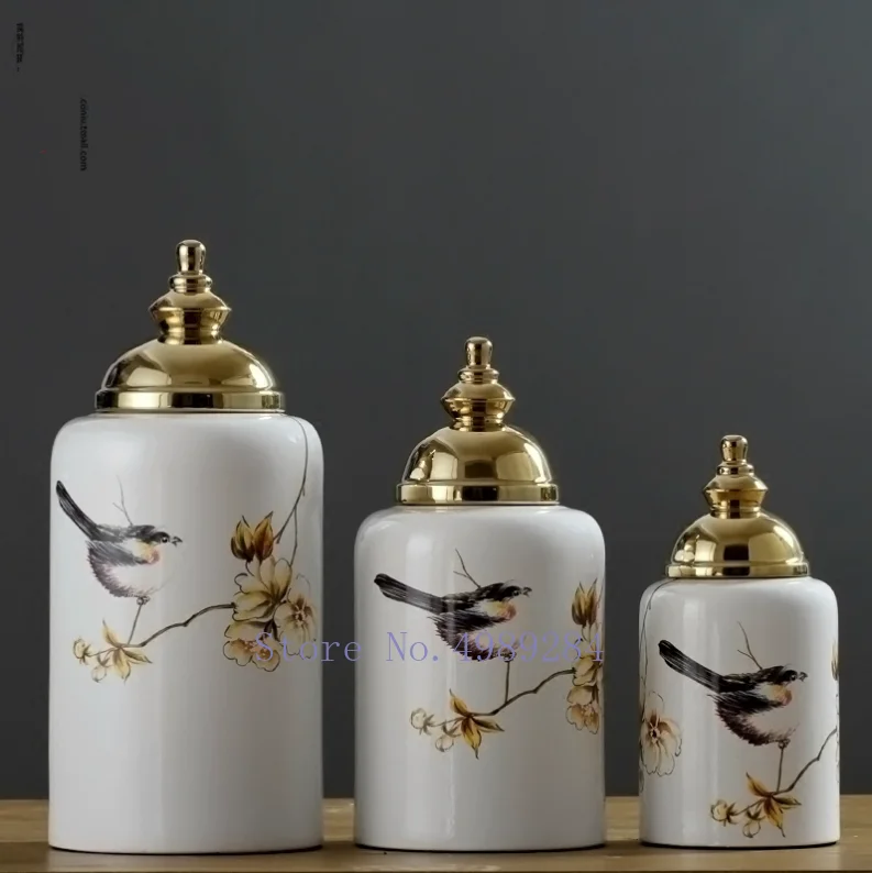 Креативная современная керамическая ваза золотая ретро Цветочная композиция