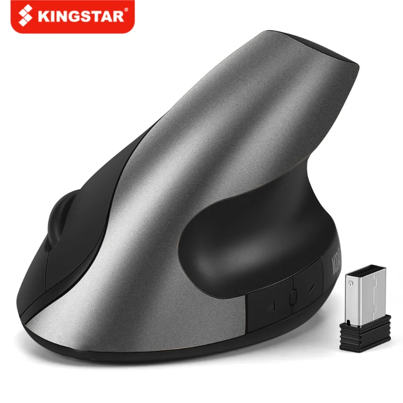 

Mouse Ergonomics Vertical Wireless Mouse Rechargeable/Battery Right Hand Mouse for PC Laptop Computer 6 Buttons Ergonomic Mice