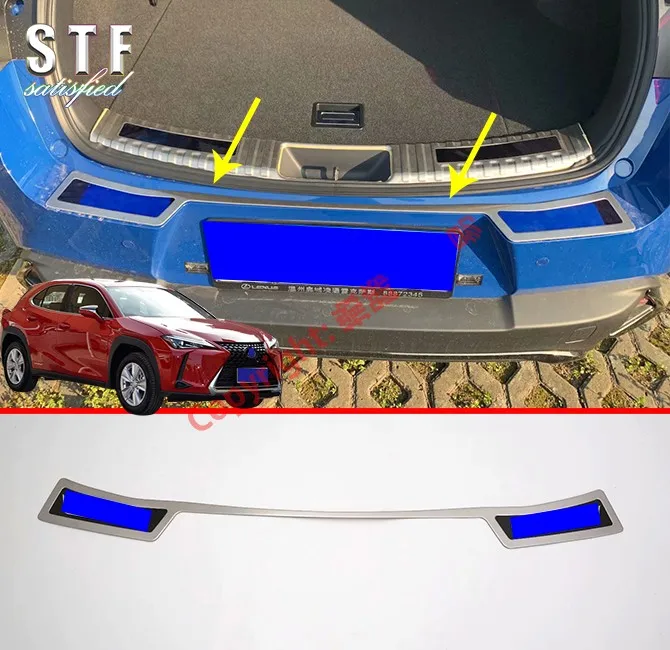 Защита заднего бампера из нержавеющей стали внешний порог багажника