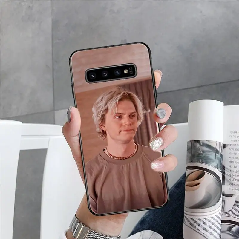 

Handsome Evan Peters man Phone Case For Samsung S6 S7 edge S8 S9 S10 e plus A10 A50 A70 note8 J7 2017